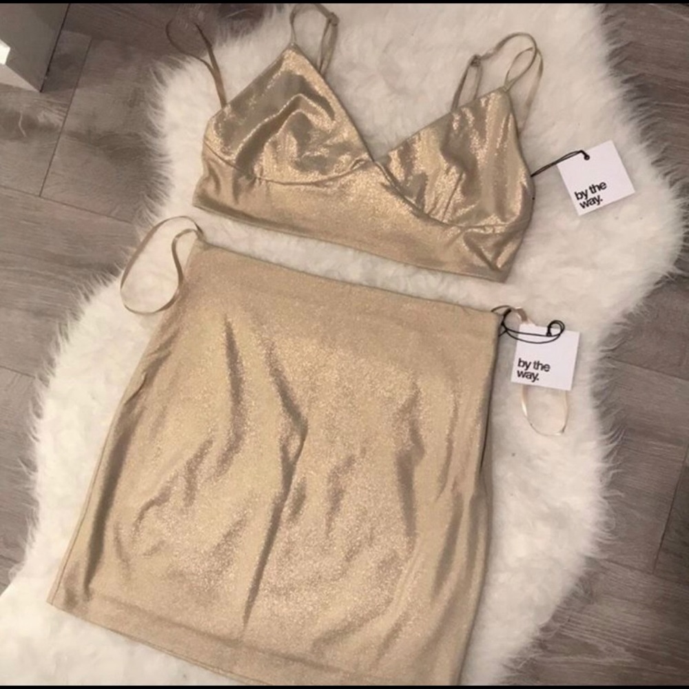 REVOLVE two piece skirt set